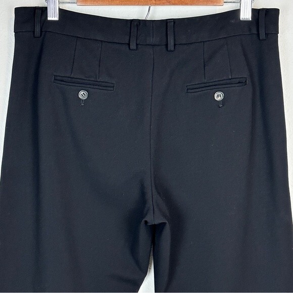 Armani Collezioni Black Viscose Knit Tapered Trousers 8 - Picture 6 of 6